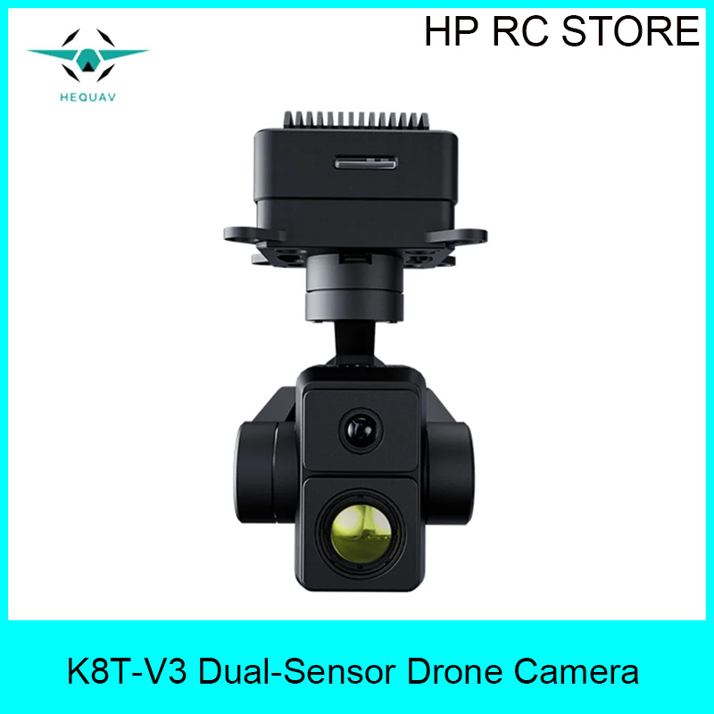 Thermal Imager Drone Gimbal - HEQUAV K8T-V3 Dual-Sensor Drohnenkamera 147g Leichtgewicht