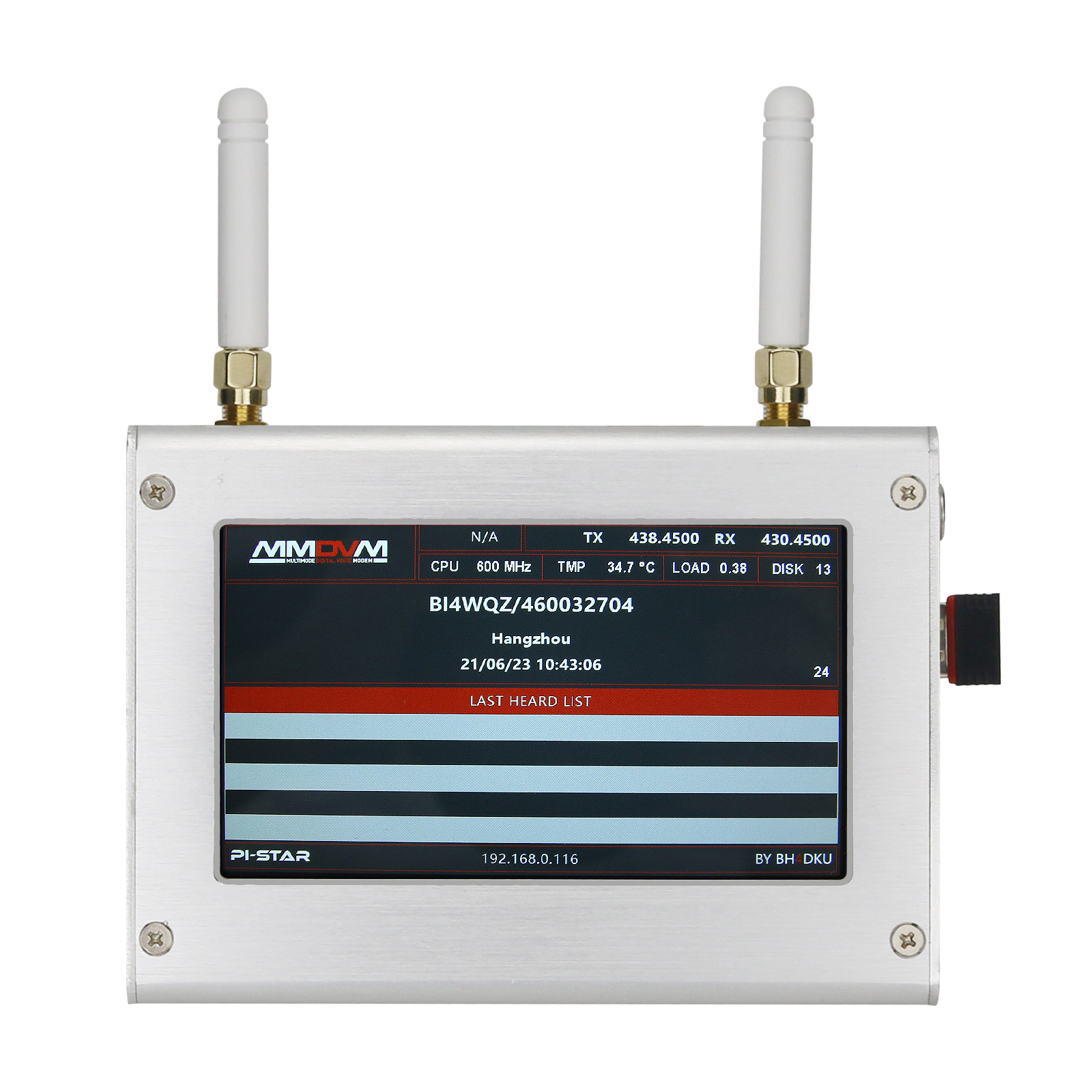 Topdon Tc001 Thermal Camera - HamGeek Duplex MMDVM Hotspot mit 4,3-Zoll-Farbdisplay,