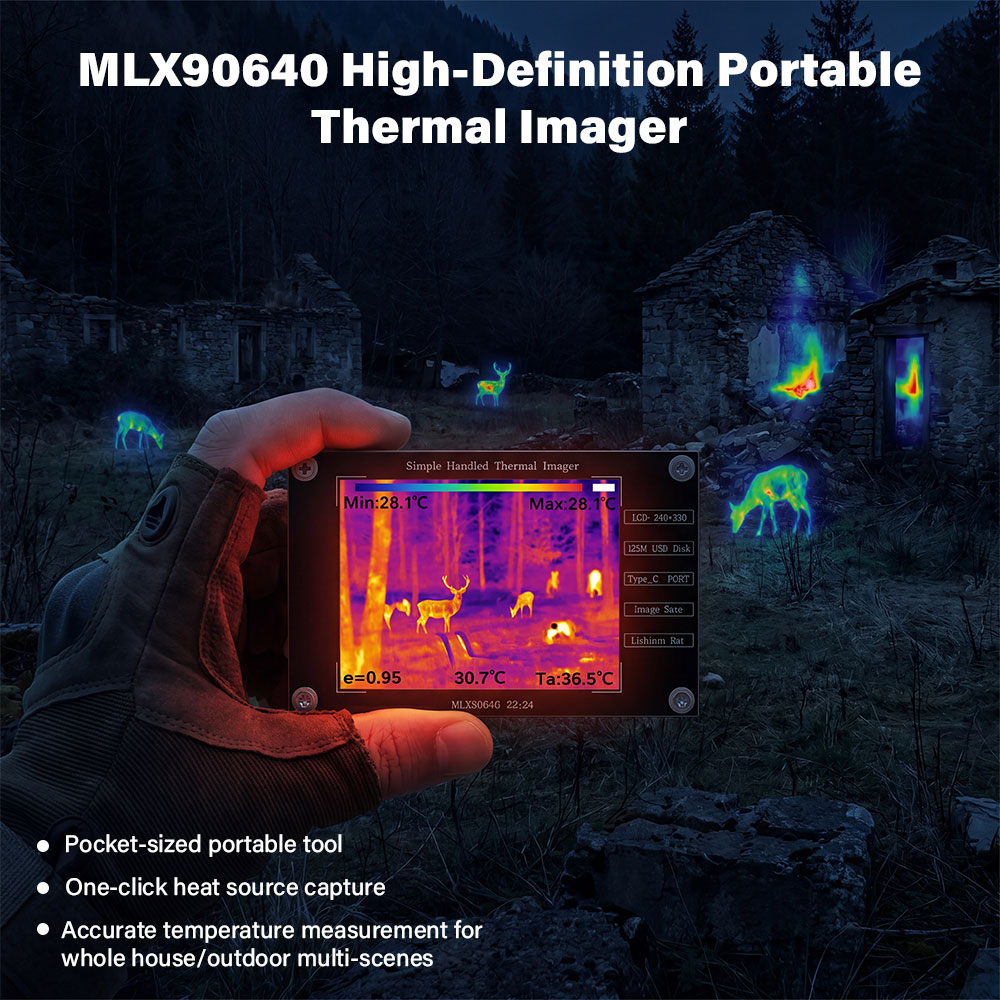 Nf 521 Thermal Imaging Camera - Tragbarer Infrarot-Bildgeber -40 ℃ ~300 ℃