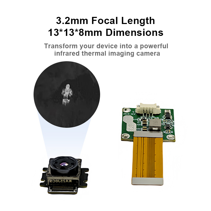 Thermal Imaging Camera 256X192 - Tiny1-C 256x192 IR-Wärmebildkamera-Kern, 3,2-mm-Objektiv für UAV-