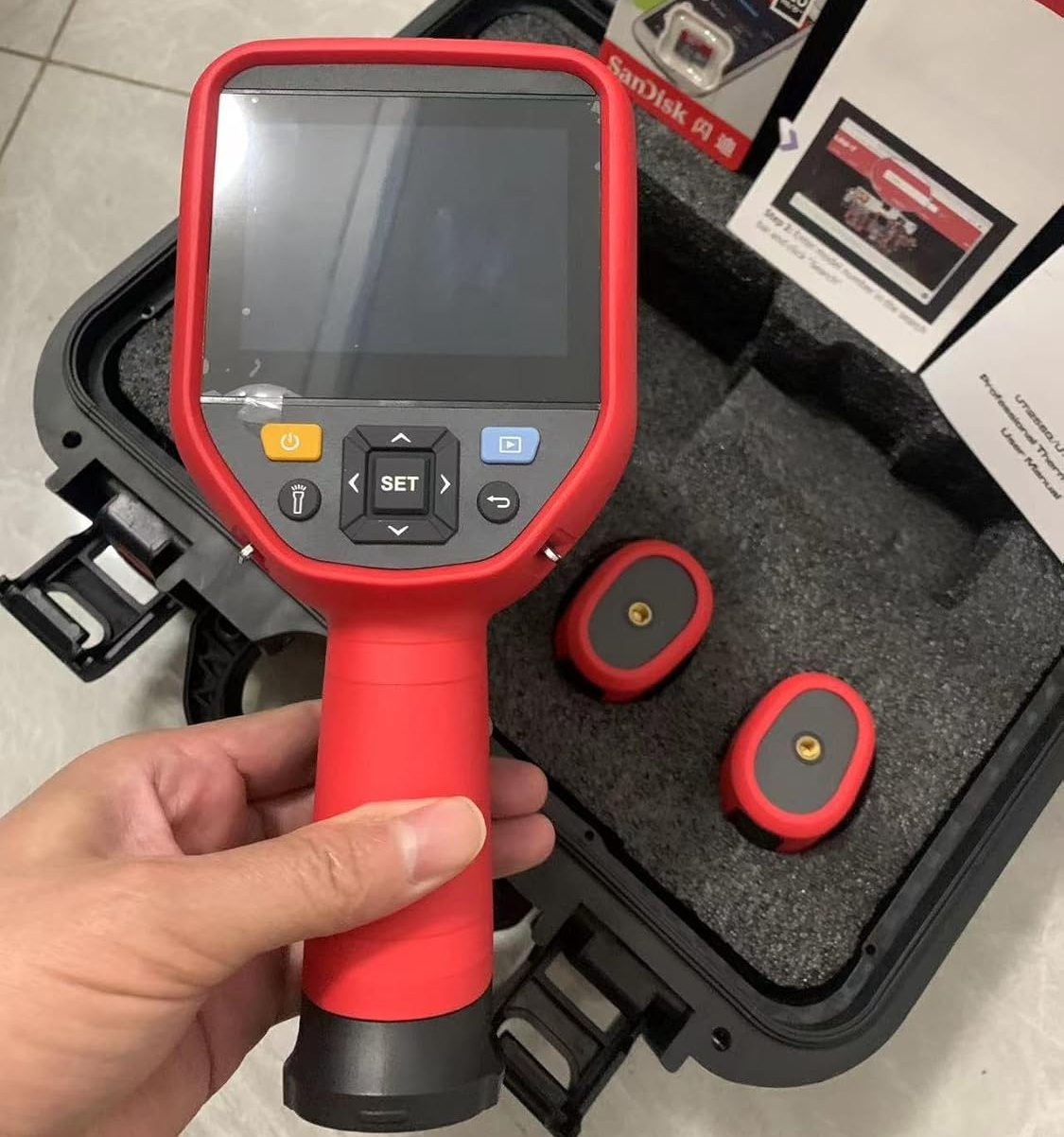Thermal Camera Type C 384X288 - UNI-T UTi384G Professionelle Wärmebildkamera 384x288 IR-Bildgeber