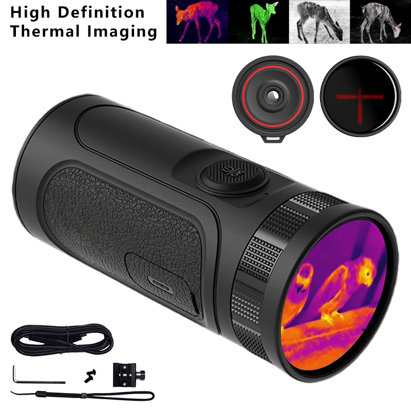 Guide Sensmart Thermal Monocular - Guide TE211M/TE211/TE411 Monokulares Hand-Infrarot-Teleskop, Wärmebild-Thermometer für