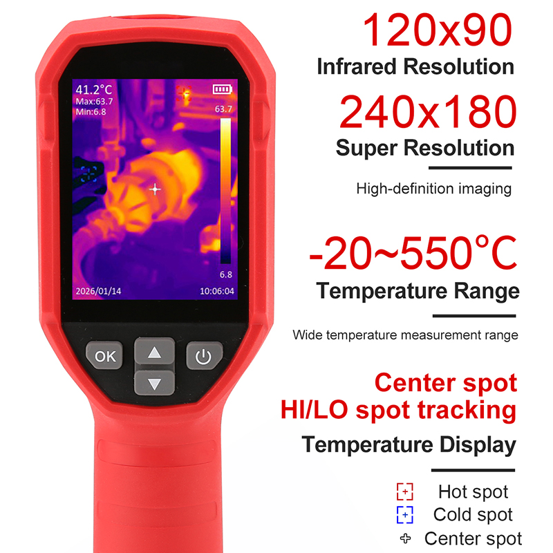 UNI-T Wärmebildkamera UTI120S+ – Nf 521 Thermal Imaging Camera Bewertung und Preis