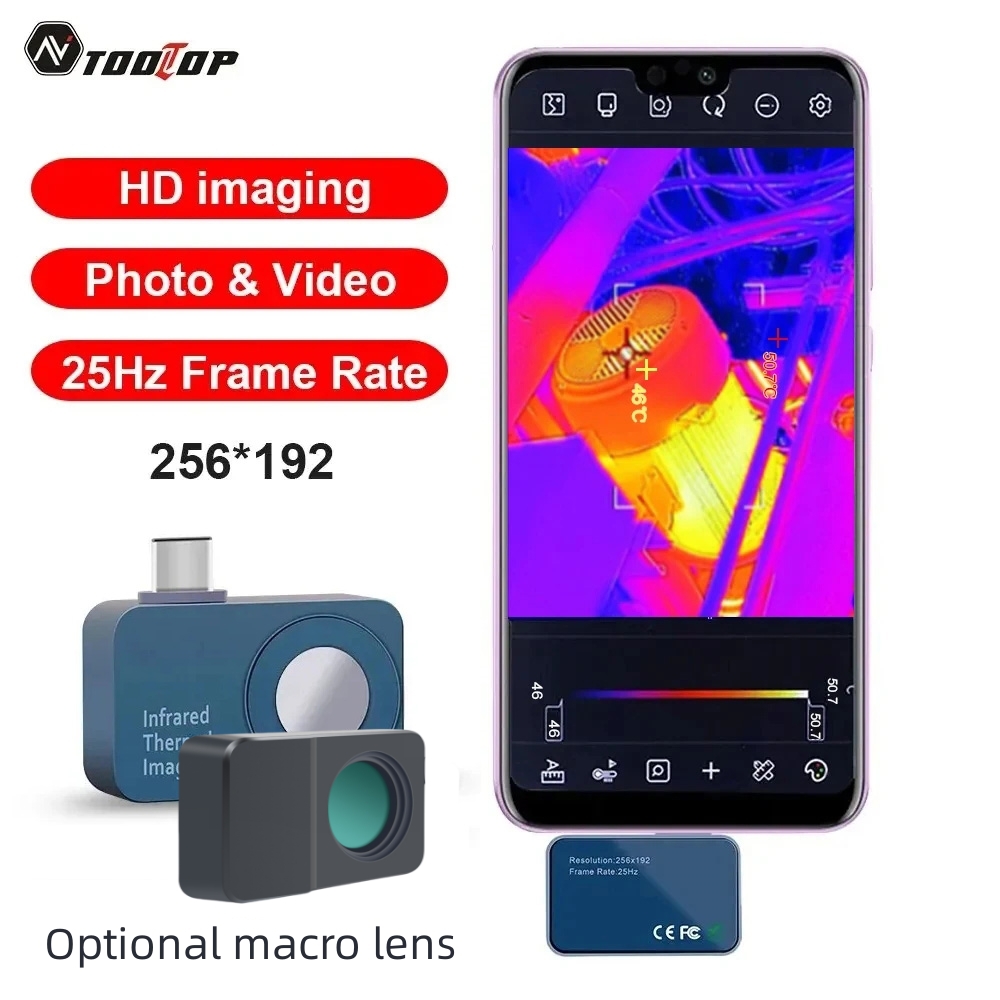 TOOLTOP T7 256*192 Android Typ – Infiray P2 Pro Macro Lens Bewertung und Preis