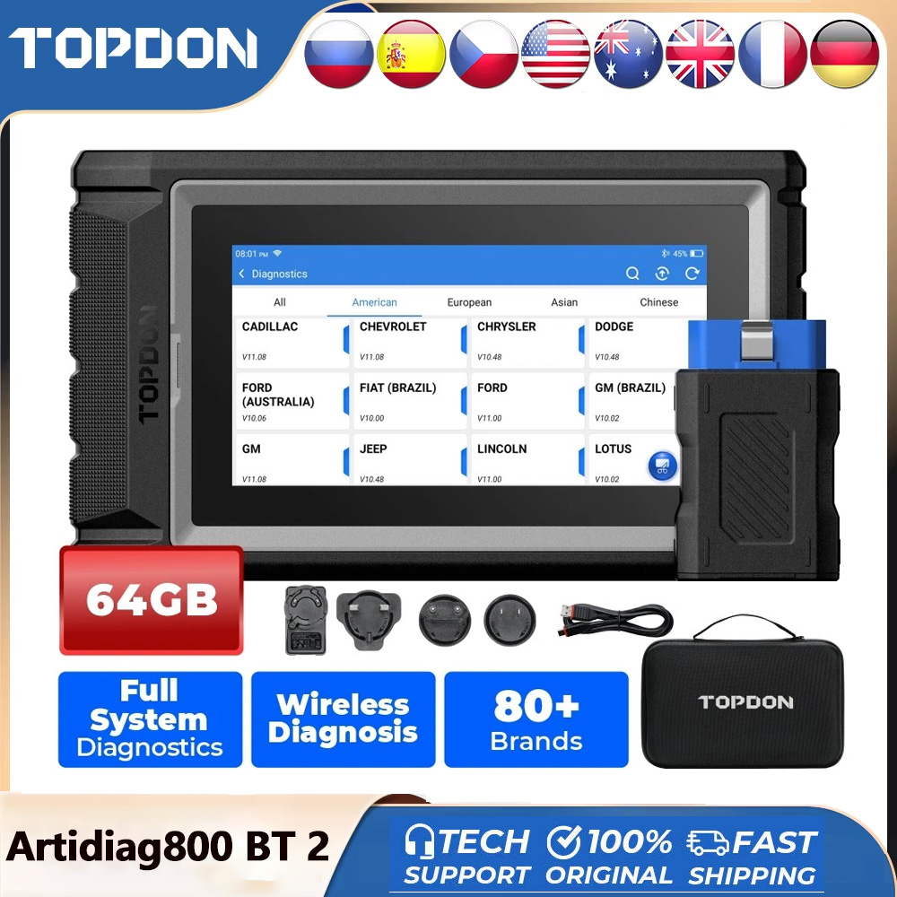 TOPDON ArtiDiag800 BT 2 Auto-D – Topdon Tc001 Thermal Camera Bewertung und Preis