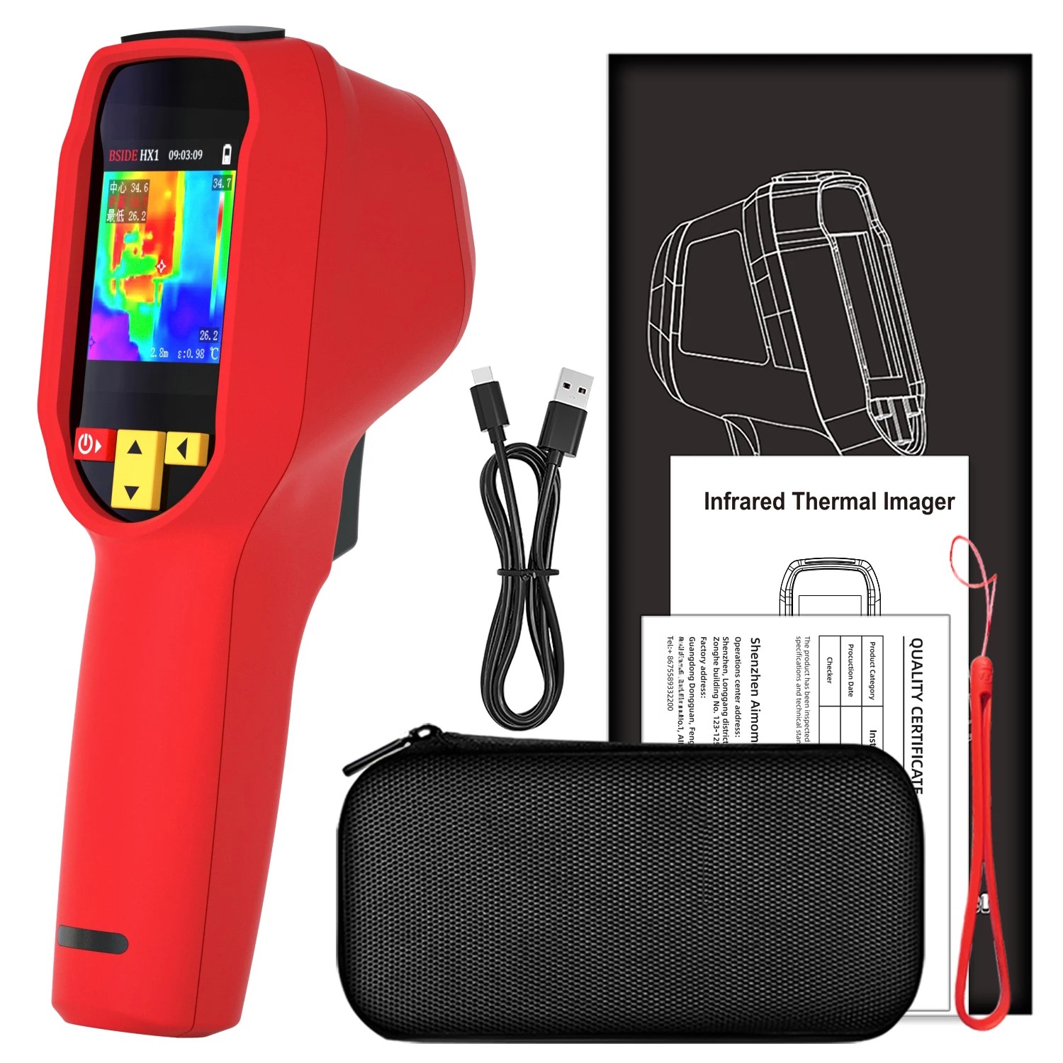 BSIDE HX1 240X240 Wärmebildkam – Thermal Imager Pcb Repair Bewertung und Preis