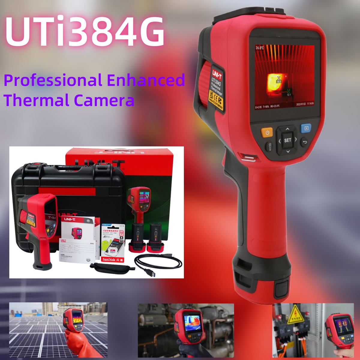 UNI-T UTi384G Professionelle W – Thermal Camera Type C 384X288 Bewertung und Preis