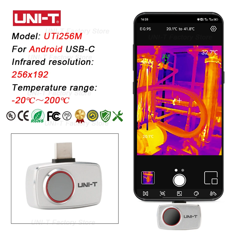UNI-T Infrarot-Wärmebildkamera – Thermal Imaging Camera 256X192 Bewertung und Preis